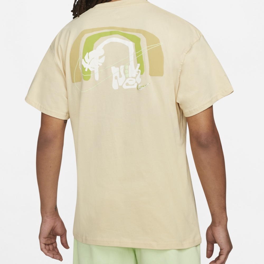 Nike Sportswear Max 90 Men's Beige Graphic Short-Sleeve Tee